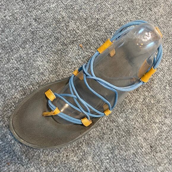 Teva Shoes - Teva Voya Infinity Sandals Womens 8 Blue Slip On Strappy Comfort Casual Boho